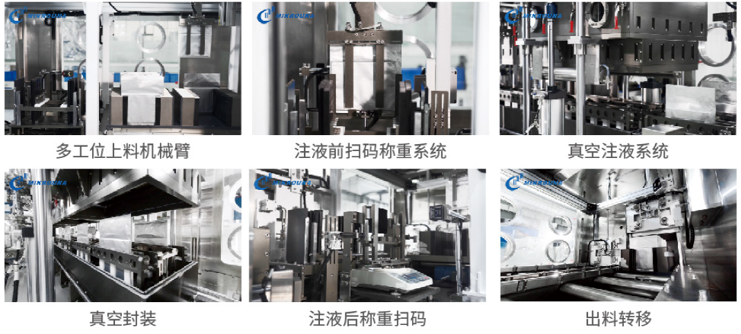 直线式软包电芯注液机细节图